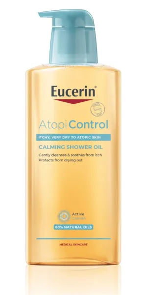 EUCERIN AtopiControl vonios ir dušo aliejus atopinei odai 400ml