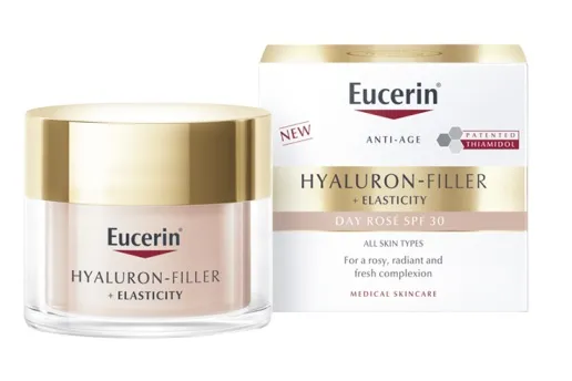EUCERIN Hyaluron Filler + Elasticity Rose dieninis kremas SPF30 50ml