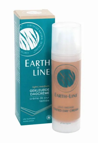 EARTH LINE tonuotas dieninis kremas (šviesus/vidutinis) 35ml