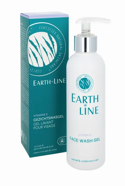 EARTH LINE Vitamin E veido prausimosi gelis 200ml