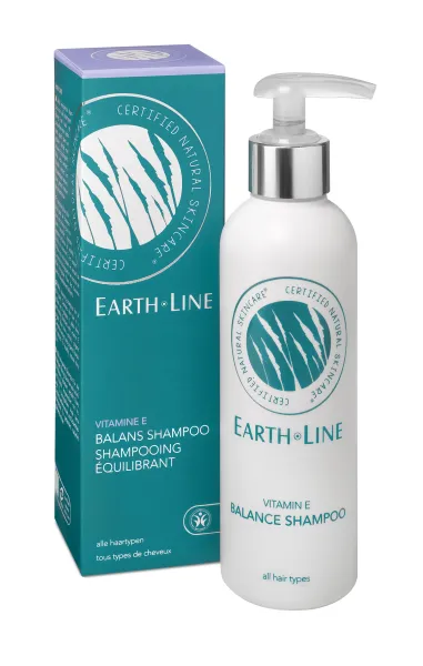 EARTH LINE Vitamin E balansuojamasis šampūnas 200ml