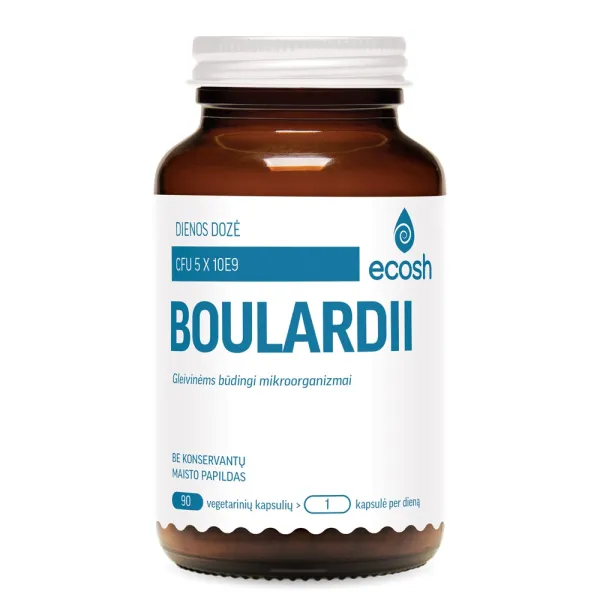 Maisto papildas ECOSH BOULARDII 250mg N90