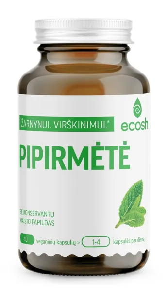 Maisto papildas ECOSH PIPIRMĖTĖ N40