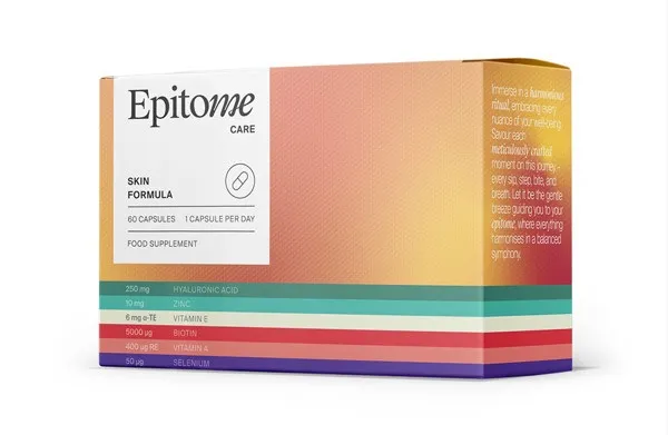 Maisto papildas EPITOME Care Skin Formula kapsulės N60