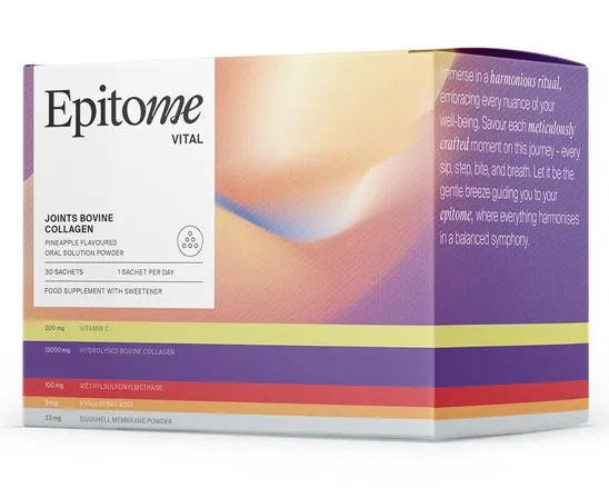 Maisto papildas EPITOME Vital Joints Bovine Collagen 12.000mg milteliai N30