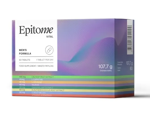 Maisto papildas EPITOME Vital Men‘s Formula kapsulės N60