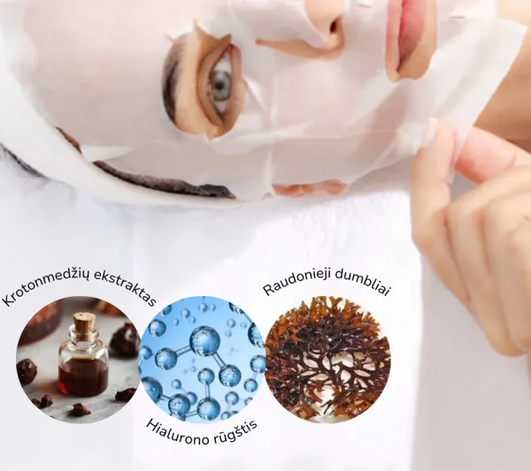 ESENTIAL'AROMS PRO-COLLAGEN stangrinanti veido kaukė 20g