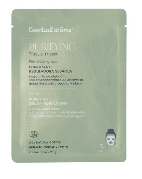 ESENTIAL'AROMS PURIFYING valanti veido kaukė 20g