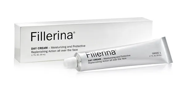 FILLERINA dieninis kremas su 6 hialurono rūgštimis ir peptidais 2 lygis 50ml