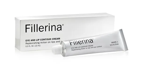 FILLERINA paakių ir lūpų kremas su 6 hialurono rūgštimis ir peptidais 1 lygis 15ml