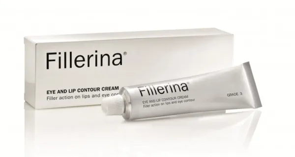 FILLERINA paakių ir lūpų kremas su 6 hialurono rūgštimis ir peptidais 3 lygis 15ml