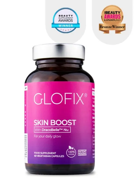 Maisto papildas GLOFIX SKIN BOOST odai, plaukams, nagams kapsulės N60
