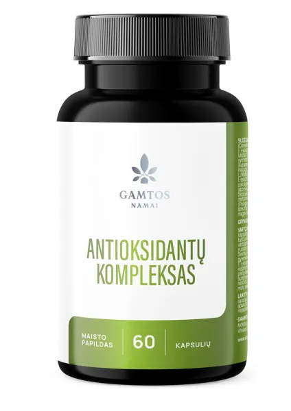 Maisto papildas GAMTOS NAMAI Antioksidantų kompleksas kapsulės N60