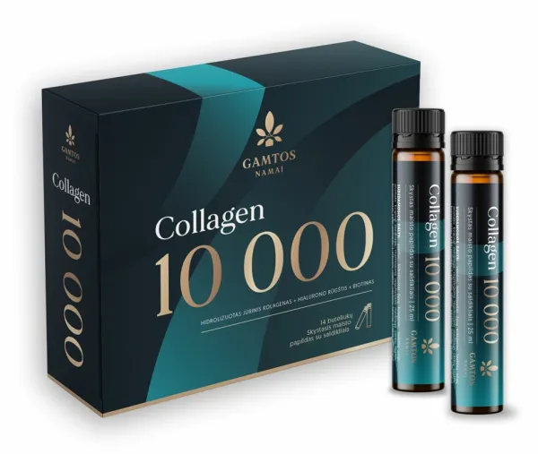 Maisto papildas GAMTOS NAMAI Collagen 10 000 buteliukas 25ml N14