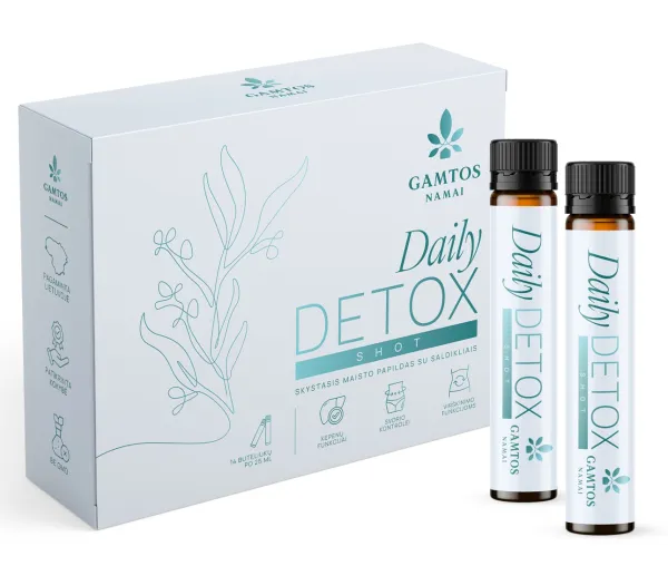 Maisto papildas GAMTOS NAMAI Daily Detox Shot 25ml N14