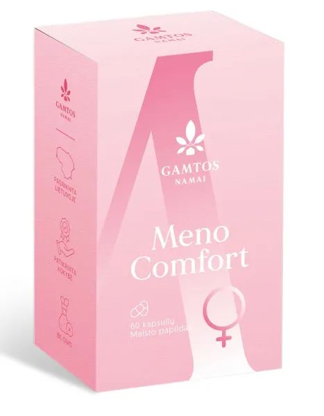 Maisto papildas GAMTOS NAMAI Meno Comfort kapsulės N60