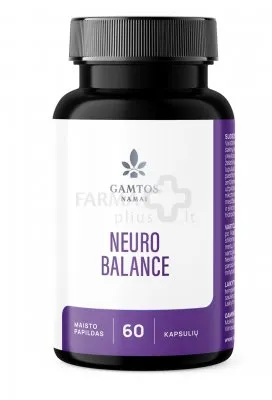 Maisto papildas GAMTOS NAMAI Neuro balance kapsulės N60