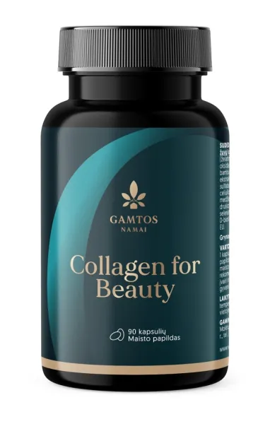 Maisto papildas GAMTOS NAMAI COLLAGEN FOR BEAUTY N90