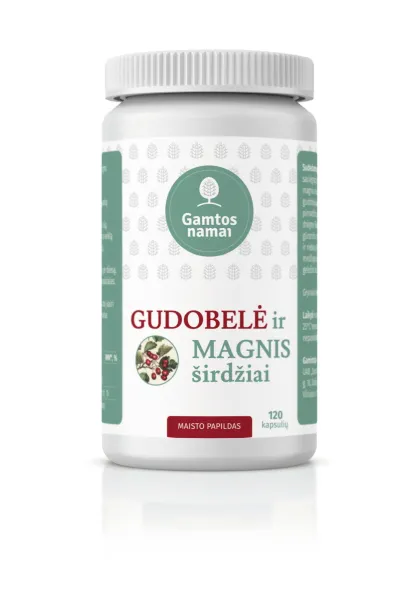 Maisto papildas GAMTOS NAMAI GUDOBELĖ ir MAGNIS ŠIRDŽIAI N120