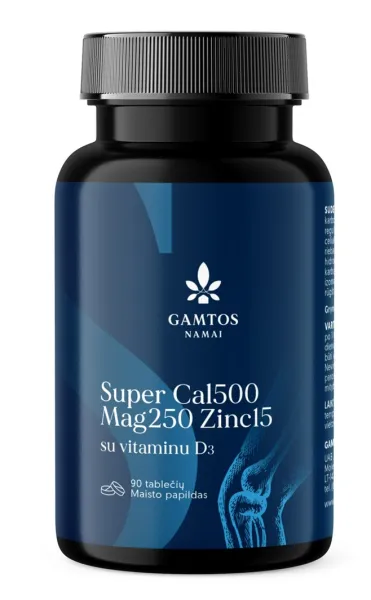 Maisto papildas GAMTOS NAMAI Super CAL500 MAG250 ZINK15 N90