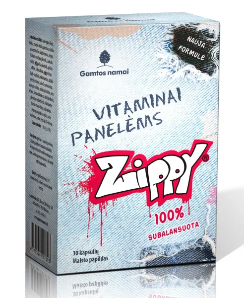 Maisto papildas GAMTOS NAMAI ZIPPY panelėms N60