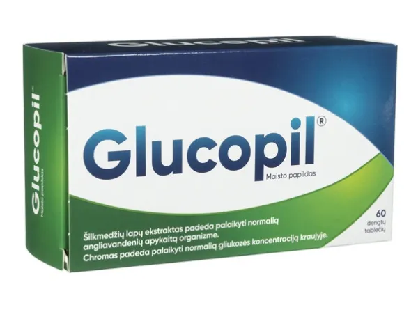 Maisto papildas GLUCOPIL tabletės N60