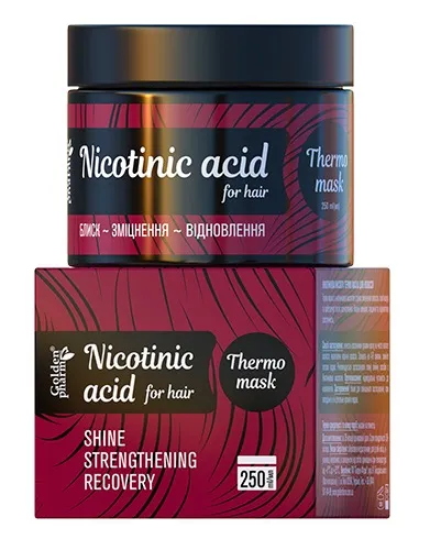 Nikotininė rūgštis Termo - kaukė plaukams 250ml