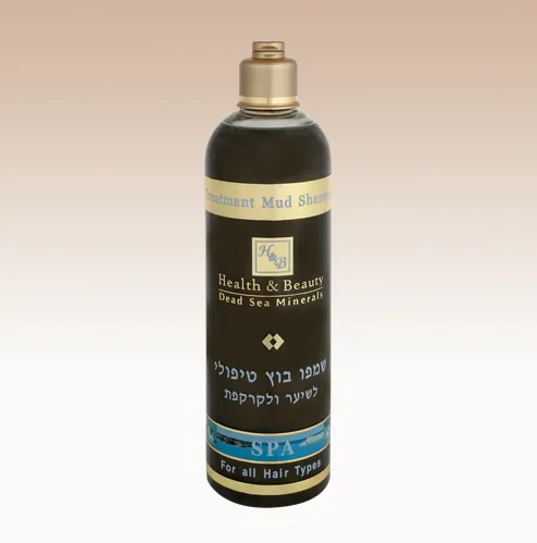 Šampūnas plaukams ir galvos odai su Negyvosios jūros purvu H&B 400ml