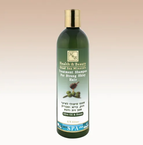 Šampūnas plaukams stiprinti su alyvuogių aliejumi ir medumi H&B 400ml