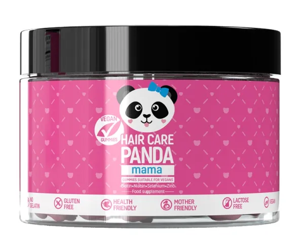 Maisto papildas plaukams HAIR CARE PANDA MAMA (guminukai) N30