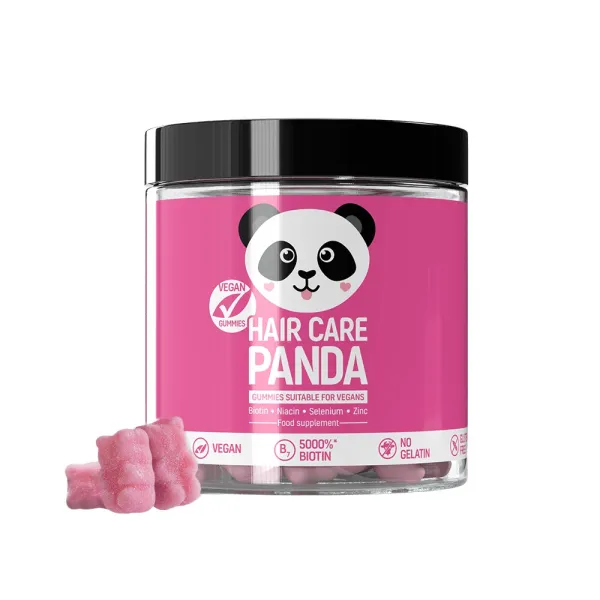Maisto papildas plaukams HAIR CARE PANDA (guminukai) N60