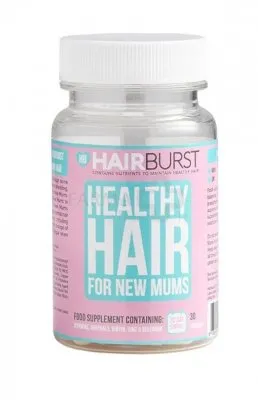 Maisto papildas moterų plaukams po gimdymo HAIRBURST Hair vitamins for new mums N30