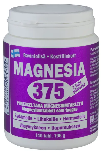 Maisto papildas HANKINTATUKKU MAGNESIA 375 N140