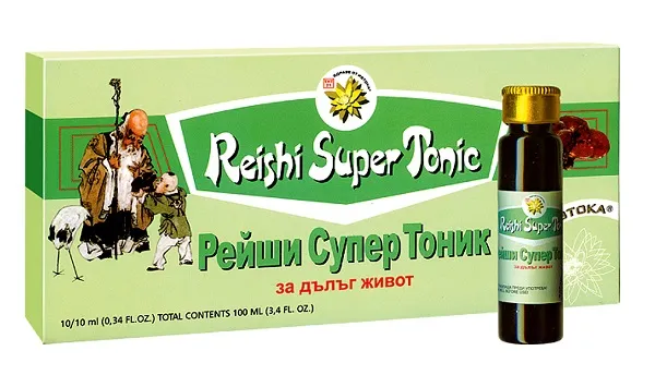 Maisto papildas REISHI SUPER TONIK 10x10ml (skystis buteliukuose)