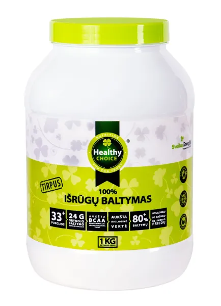 HEALTHY CHOICE išrūgų baltymų koncentratas (natūralus) 1kg