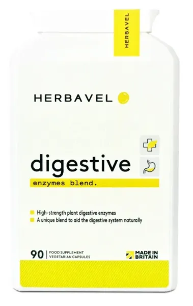 Maisto papildas HERBAVEL Digestive Enzymes Blend N90