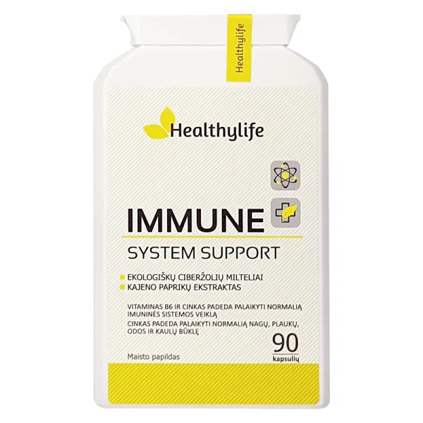 Maisto papildas HERBAVEL Immune System Support N90