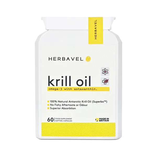 Maisto papildas HERBAVEL Krill Oil (Krilių aliejus) N60