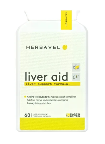 Maisto papildas HERBAVEL Liver Support Formula N60