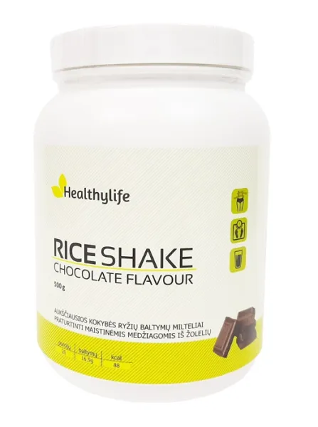 Maisto papildas HERBAVEL Riceshake milteliai kokteiliui 500g