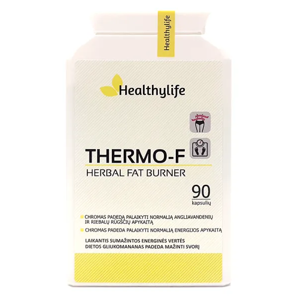 Maisto papildas HERBAVEL Thermo F Herbal Fat Burner N90