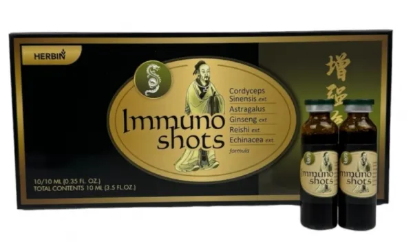 Maisto papildas HERBIN Immuno shots buteliukai 10x10ml