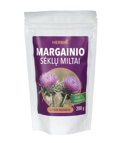 Maisto papildas HERBIN Margainio sėklų miltai 200g