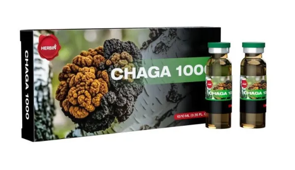 Maisto papildas HERBIN CHAGA 1000 10ml N10