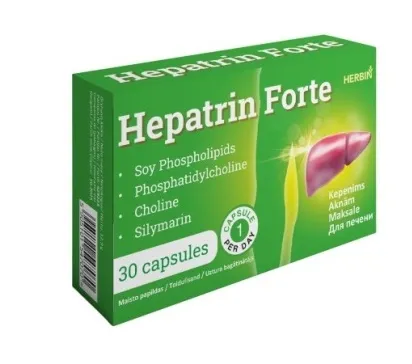 Maisto papildas HERBIN Hepatrin Forte 30 kaps.