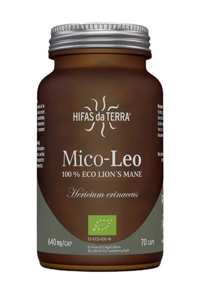 Maisto papildas HIFAS DA TERRA Mico-Leo Lion's Mane grybai kapsulės N70