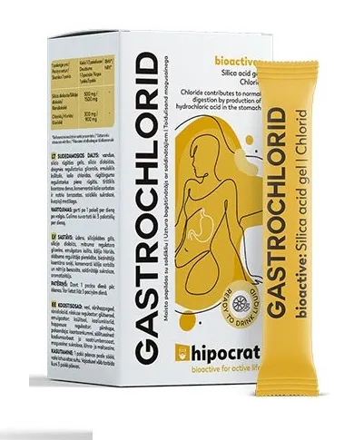Maisto papildas Hipocrat GASTROCHLORID gelis 15ml N10