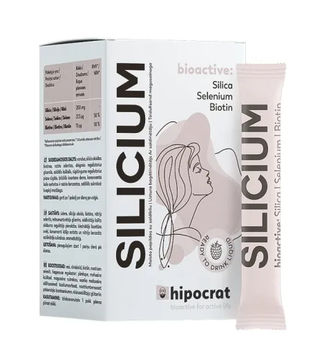 Maisto papildas Hipocrat SILICIUM gelis (geriamas tirpalas) N14