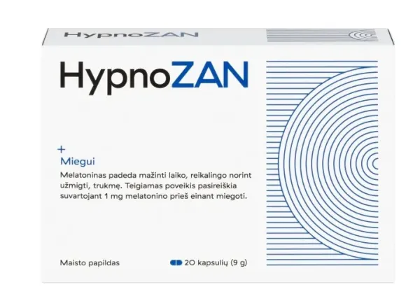 Maisto papildas HypnoZAN kapsulės N20