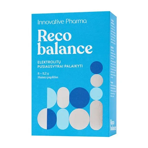 Maisto papildas RECOBALANCE milteliai geriamajam tirpalui N8